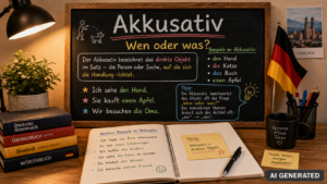 Der Akkusativ ist der 4. Fall in der deutschen Grammatik